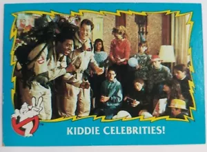 1989 Topps Ghostbusters II Movie Trading Card #9 Kiddie Celebrities! - Bild 1 von 2