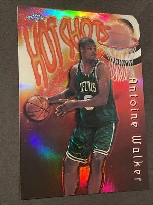 1997-98 Topps Chrome Hot Shots Refractor #27 Antoine Walker NM Near Mint - Image 1 of 4