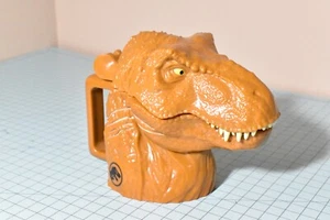 Jurassic Park World T-Rex Head Mug Cup Flip Top Lid Live Tour Tyrannosaurus Rex - Picture 1 of 7