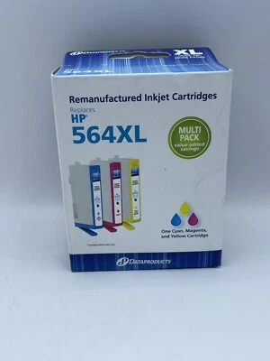 Dataproducts Rema  replaces HP 564XL One Cyan ,Magenta And Yelow  3-Pack - Image 1 of 3