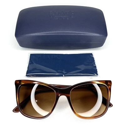 Gafas de sol Chaps para mujer marco ojo de gato marrón con estuche NUEVO Foto 1 de 4