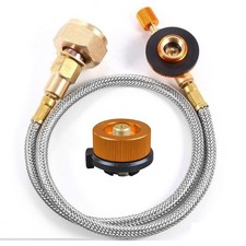 2023 Outdoor camping gas stove propane filling adapter saves metal tubes