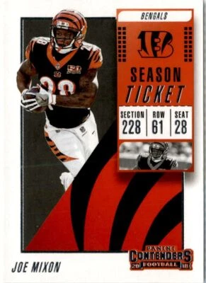 Joe Mixon Cincinnati Bengals 2018 Panini Contenders #80 - Image 1 of 2
