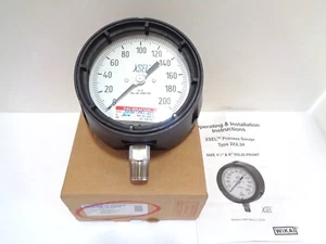 WIKA Xsel Type: 232.34 4.5" Range: 200PSIG, 1/2" NPT LM Process Gauge - Bild 1 von 6