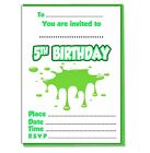 Kids Slime Party Invites - Birthday Boys Girls  20 Invitations & Envelopes