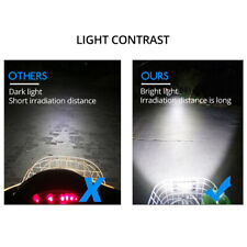 Motos 8-LED 2pcs Phare Auxiliaire Lampe Projecteur Super Lumineux