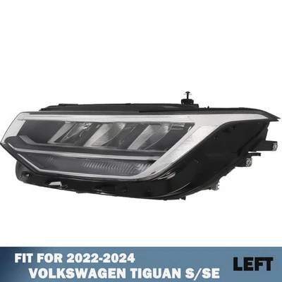 Faro LED izquierdo para Volkswagen Tiguan S/SE sin AFS 2022-2024 lado del conductor Foto 1 de 4