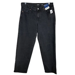 Old Navy OG Loose Low Rise Black Wash Jeans Women's Size 8 NWT Denim Casual - Picture 1 of 13