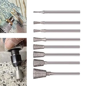 Diamond Grinding Heads Set 5Pcs for Hand Drills and Electric Grinders 2 35mm - Picture 1 of 23