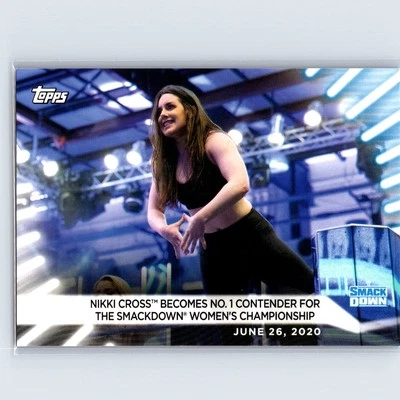 2021 Topps WWE Women's Division Nikki Cross No. 1 Contender #33 - Image 1 of 2