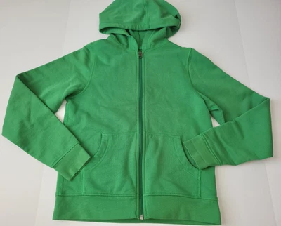 Hanna Andersson французский Терри молнии куртка с капюшоном размер 150 (12) зеленый - Изображение 1 из 3