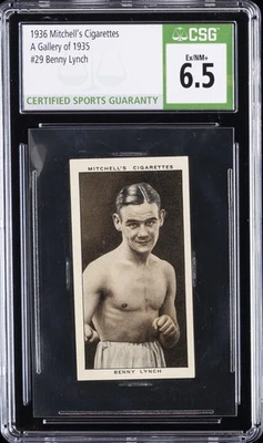 1936 MITCHELL & SON GALLERY OF 1935 #29 BENNY LYNCH CSG 6.5 - Image 1 of 2