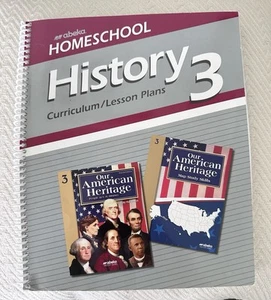 Abeka History 3 Curriculum/Lesson Plans - Like New - Picture 1 of 1