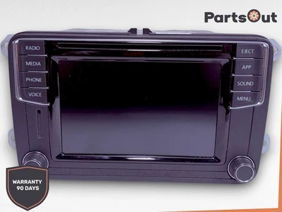 16 - 17 VW Volkswagen Jetta Passat AM FM Radio Display CD Player OEM - Image 1 of 4
