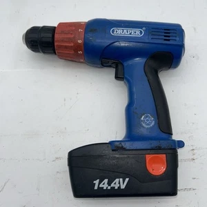 Taladro percutor inalámbrico Draper 14,4 V con batería de 14,4 V - sin probar sin cargador - Imagen 1 de 5