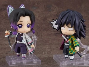 Nendoroid Giyu Tomioka & Shinobu Kocho with Extra Face Part Demon Slayer Set - Picture 1 of 18