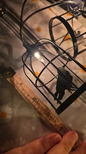Halloween Crow Cage Lights Decor Vintage Works Perfect - Picture 1 of 4