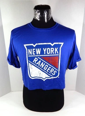 Camiseta corta 2022-23 para mujer NY Rangers Igor Shesterkin azul majestuoso con insignia de NY talla M Foto 1 de 4