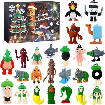 Italian Brainrot Advent Calendar 2025, 24Pcs Italian Brainrot Blindbox Surprise - Image 1 of 4