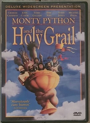 Monty Python and the Holy Grail 1974 DVD (1999) Deluxe Widescreen Edition USED  - Image 1 of 4