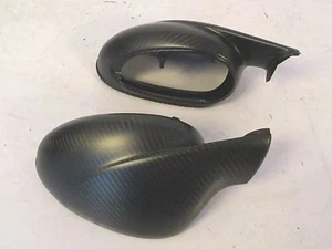 Cubierta de espejo lateral de fibra de carbono mate (LHD) adecuada para Porsche 911 997 MK2 Carrera Turbo - Imagen 1 de 3