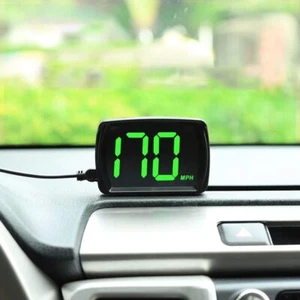 Universal Car Digital GPS Speedo Speed MPH HUD Head Up Display Speedometer A+ - Picture 1 of 14