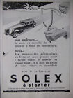  PUBLICITÉ DE PRESSE 1933 CARBURATEUR SOLEX A STARTER - ADVERTISING