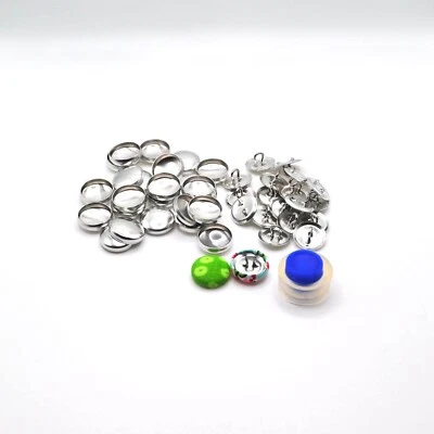 15mm (5/8 Inch) (Size 24 US) Self Cover Buttons, AU Seller ~ Jackobindi Range - Image 1 of 3