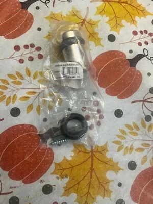 Deltana UFB5000U14 latón macizo 2" universal parachoques de piso tope/parachoques de puerta, níquel Foto 1 de 3