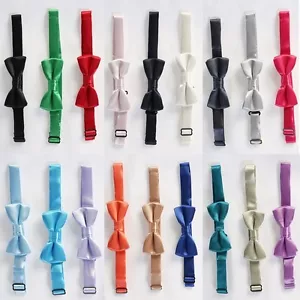Boys Bow Ties Pre Tied Party Formal Wedding Kids Bow Tie Party Adjustable New - Picture 1 of 23