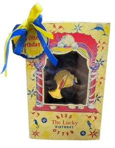 North American Bear Company "Kiss The Lucky Birthday Otter" en caja original - Imagen 1 de 11