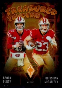 Panini Phoenix 2024 - Tándems atesorados Christian McCaffrey, Brock Purdy #TT-SF - Imagen 1 de 2