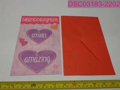 QTY=12(2 包 6);孙女情人节卡片 LTG 带心形 6689017 — 第 1/4 张图片