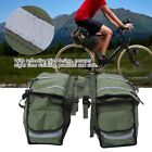  Bike Cycle Rear Rack Bag Carry Carrier Saddle Bag Double  Stable