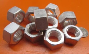 Aluminum Hex Nut, RH, 3/4"-10 x 41/64" Height x 1 1/8" W - 10 Pcs - Picture 1 of 16