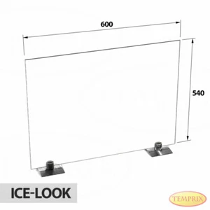 Funkenschutz Glas Spritzschutz Kamin Ofen Gitter Schutzgitter Edelstahl Temprix - Bild 1 von 7