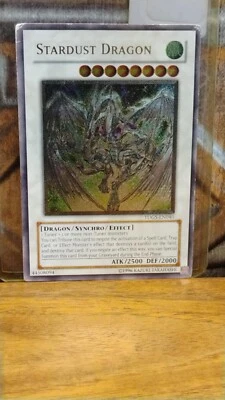 STARDUST DRAGON Ghost Foil TDGS-EN040 YU-GI-OH Collector Trading Card by KONAMI - Image 1 of 3