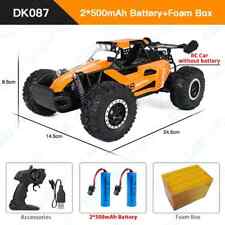 1:16/1:20 2.4G Model RC Car with LED Light 2WD Off-Road Remote Control Climbing