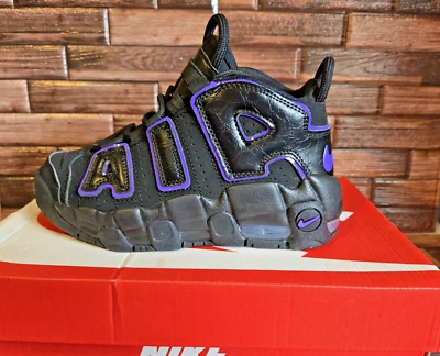 Nike Air More Uptempo PS Negro Acción Uva Juvenil Talla 1.5 DX5955-001 Foto 1 de 4