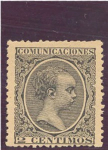 1899 ALFONSO XIII TIPO PELON EDIFIL 214 * MH LUJO TC11034 - Foto 1 di 2