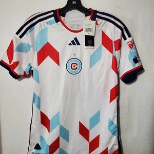 Shaqiri Chicago Fire Jersey Men's Small 2023 2024 Away #10 Kit Shirt Adidas - Picture 1 of 19