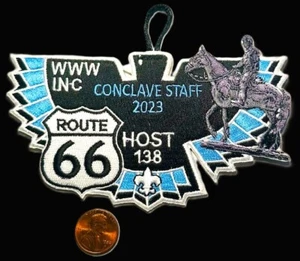 PFADFINDER OA TA-TSU-HWA OA 138 KONKLAVE 2023 HOST ROUTE 66 SERVICE PATCH STAFF!! - Bild 1 von 2
