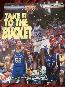 Shaquille O’Neal KFC take it to the bucket poster - Picture 1 of 1