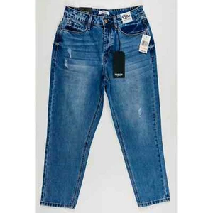 Kensie Womens Retro High Rise Blue Jeans Size 6/28 NWT - Picture 1 of 7