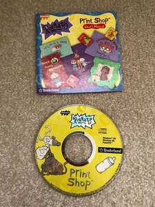 Rugrats Print Shop PC/Mac CD-ROM Broderbund Nickelodeon 1998 for Windows 95/98 - Picture 1 of 1
