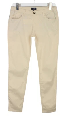 ARMANI JEANS Trousers Women's W29 Slim Fit Pockets Beige - Image 1 of 4