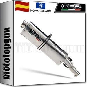 tubo de escape homologado acero gpr por triumph tiger 1050 2009 09 2010 10 - Imagen 1 de 3