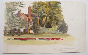 Reverend Balmforth (1890-1977) Watercolour ..Archbishop Palaces Bishopthorpe - Picture 1 of 2