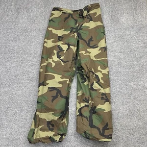 Military Army Cold Weather Reversible Camouflage Black Trousers Men 30x30 - Picture 1 of 9