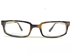 Jhane Barnes Eyeglasses Frames Slope TO Shiny Gold Brown Tortoise 54-20-145 - Picture 1 of 11
